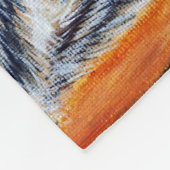 Couverture Polaire Peinture sur tigre (Coin)