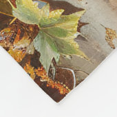 Couverture Polaire Peinture vintage orange Citrouille (Coin)