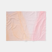 Couverture Polaire Peintures rose et orange (Devant (Horizontal))