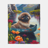 Couverture Polaire Pekingese sur une pagaie : une aventure Pittoresqu (Devant)