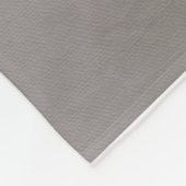 Couverture Polaire Pékinois sur Taupe (Coin)