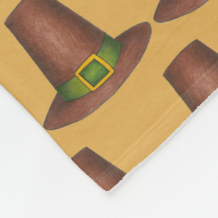 Couverture Polaire Pèlerin Puritan Casquette Bon thanksgiving Automne