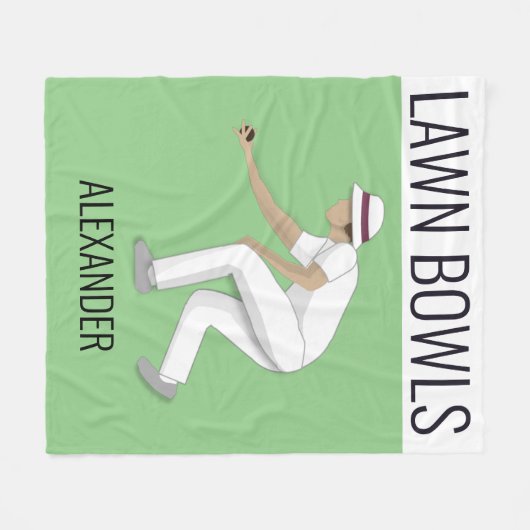 Couverture Polaire Pelouse Bowls (Devant (Horizontal))