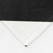 Couverture Polaire PENALTY BOX Bright Red Black White Racing Stripes (Coin)