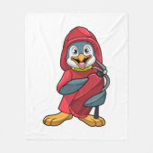 Couverture Polaire Penguin as Firefighter with Extinguisher (Devant)