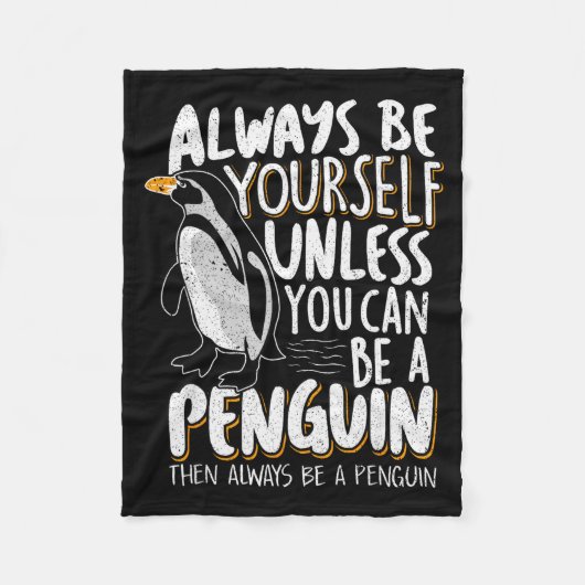 Couverture Polaire Penguin Lovers & Cute Penguins Always Be A Pen (Devant)