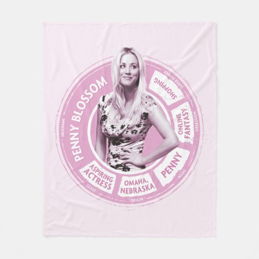 Couverture Polaire Penny Blossom Info Graphique (Devant)