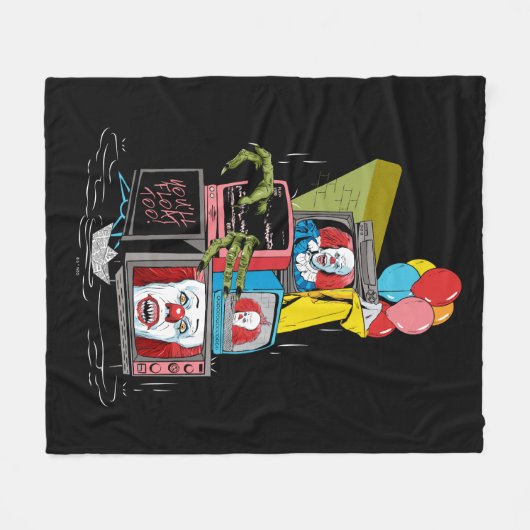 Couverture Polaire Pennywise TV Stack classique - vous flotterez trop (Devant (Horizontal))