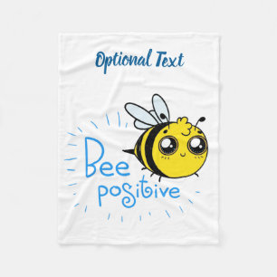 Couverture Polaire Penser Positive Abee Positive Mignonne Abee