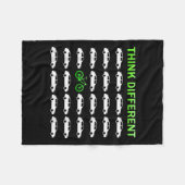 Couverture Polaire Pensez à la protection De l'environnement du vélo (Devant (Horizontal))