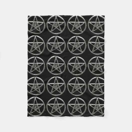 Couverture polaire Pentacle Arbre de Vie (Devant)