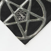 Couverture Polaire Pentacle Arbre De Vie Blanche-Tôle (Coin)