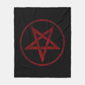 Couverture Polaire Pentagram Red Devil (Devant)