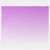 Couverture Polaire Pente à deux tons ombre lilas violet (Devant (Horizontal))