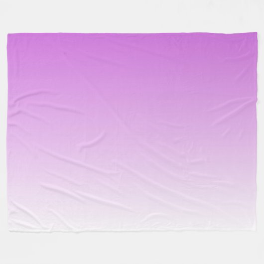 Couverture Polaire Pente à deux tons ombre lilas violet (Devant (Horizontal))