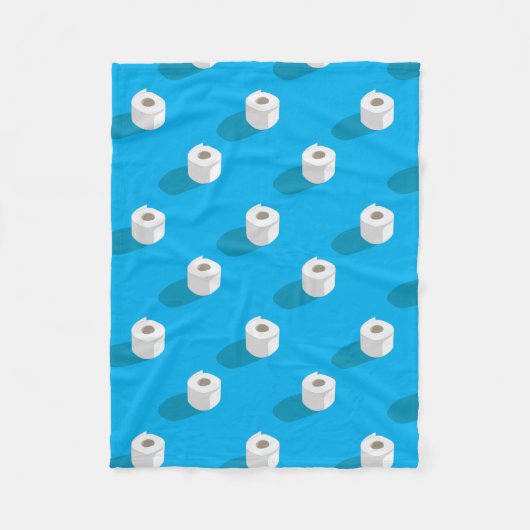 Couverture Polaire Pénurie de papier toile amusante (Devant)