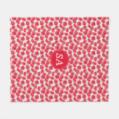 Couverture Polaire Pépites rouges Retour à l'école dortoir Essentials (Devant (Horizontal))