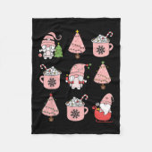 Couverture Polaire Peppermene rose rétro Latte C glacée (Devant)