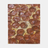 Couverture Polaire Pepperoni Pizza (Devant)