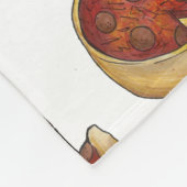 Couverture Polaire Pepperoni Pizza Pice Slice au plat profond de Chic (Coin)