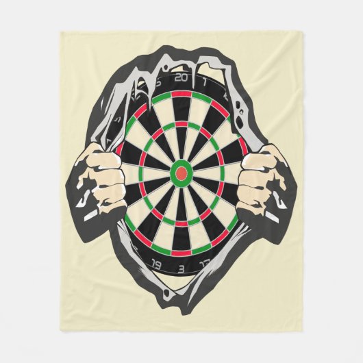 Couverture Polaire Percée vers le Bullseye - Ultimate Dartboard (Devant)