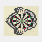 Couverture Polaire Percée vers le Bullseye - Ultimate Dartboard (Devant (Horizontal))
