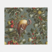 Couverture Polaire Perdrix dans un poirier (Devant (Horizontal))
