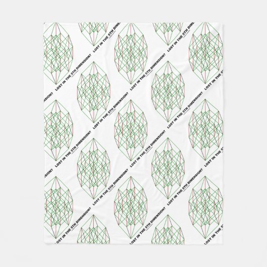 Couverture Polaire Perdu dans la cinquième dimension ? Humour de cube (Devant)