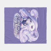 Couverture Polaire Perdu dans la Réalité Douillette Lapin Mignon (Devant (Horizontal))