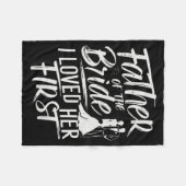 Couverture Polaire Père de la mariée J'ai aimé son premier mariage Ma (Devant (Horizontal))