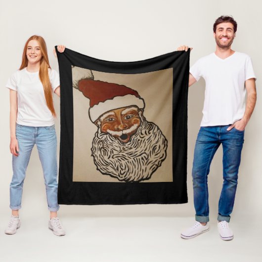 Couverture Polaire Père Noël (En situation)