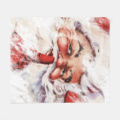 Couverture Polaire Père Noël 023 (Devant (Horizontal))