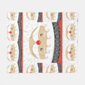 Couverture Polaire Père Noël 027 (Devant (Horizontal))