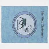 Couverture Polaire Père Noël 1er Polar Airlift Sqdn - Subduit (Devant (Horizontal))