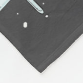 Couverture Polaire Père Noël Chat équitation Cheval Noël Propriétaire (Coin)