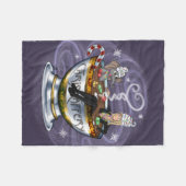 Couverture Polaire Père Noël Chris & Wilbur Hot Tubbin' Fleece Blanch (Devant (Horizontal))