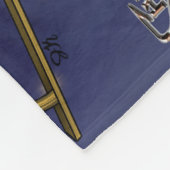 Couverture Polaire père Noël Chris & Wilbur Sleigh Ride Fleece Blanch (Coin)
