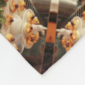 Couverture Polaire Père Noël Cruz avec motif de buffet (Coin)