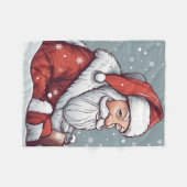 Couverture Polaire Père Noël de Noël (Devant (Horizontal))