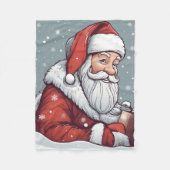 Couverture Polaire Père Noël de Noël (Devant)