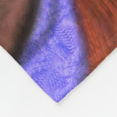 Couverture Polaire Père Noël et Reindeers Funny Cgristmas Blanche pol (Coin)