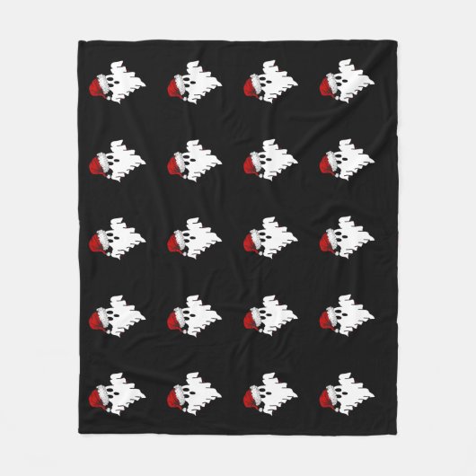 Couverture Polaire Père Noël Ghost (Devant)