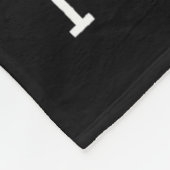 Couverture Polaire Père Noël Joueur de hockey favori Fun Pajama Chris (Coin)