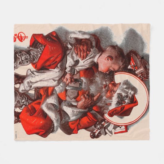 Couverture Polaire Père Noël Lap (Devant (Horizontal))