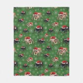 Couverture Polaire Père Noël Regal Jumping Spider Phidippus Regius ve (Devant)