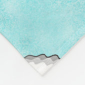 Couverture Polaire Père Noël Reindeer Joyeux Noël polaire Blanche (Coin)