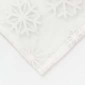 Couverture Polaire Père Noël Rouge Et Flèche De Neige (Coin)