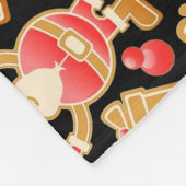 Couverture Polaire Père Noël & Snowman Gingerbread Noël Cookies (Coin)