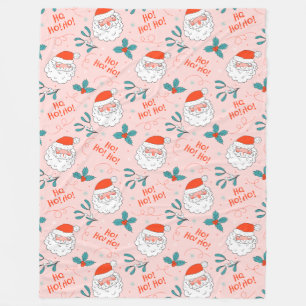 Couverture Polaire Père Noël tout sur imprimer Collection Joyful Grem