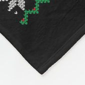 Couverture Polaire Père Noël Trump Danse Rendre Noël super moche (Coin)